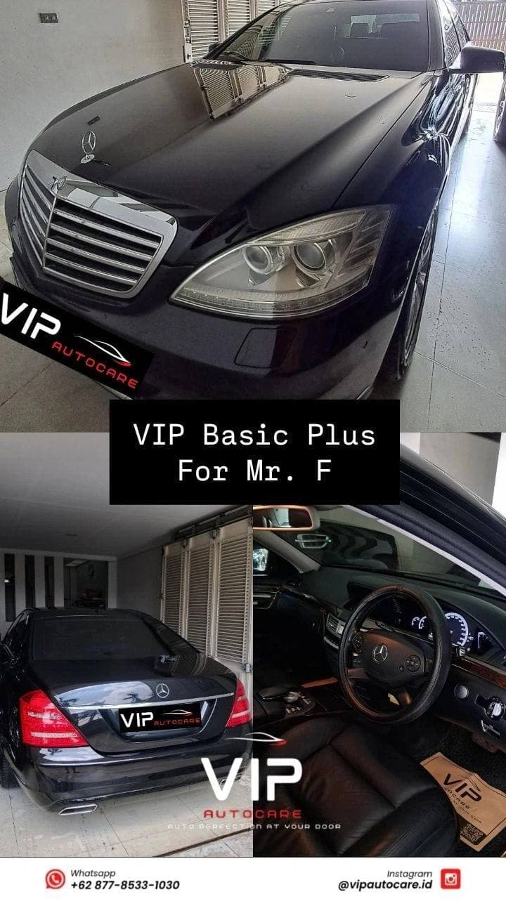 VIP Autocare — Mercedes S-Class VIP Basic Plus